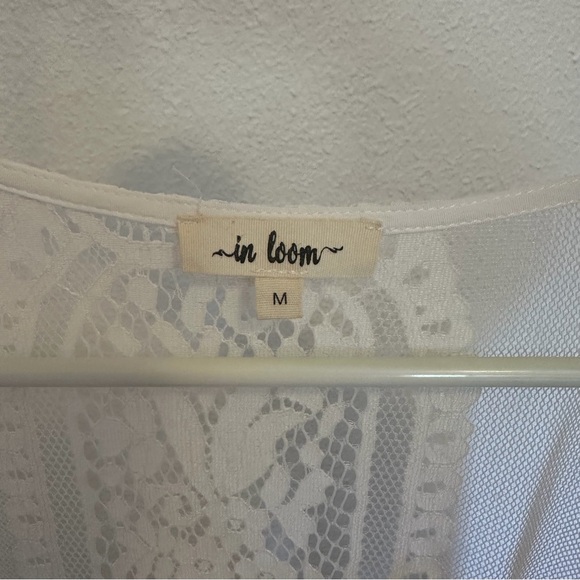 In Bloom Cream Lace Robe - Picture 3 of 3